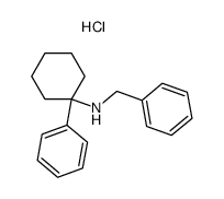 N-benzyl-1-phenylcyclohexan-1-amine hydrochloride Structure