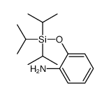 2-tri(propan-2-yl)silyloxyaniline结构式