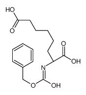 (2S)-2-(phenylmethoxycarbonylamino)octanedioic acid结构式