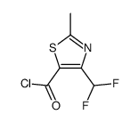 5-Thiazolecarbonyl chloride, 4-(difluoromethyl)-2-methyl- (9CI) picture