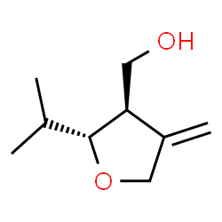 3-Furanmethanol,tetrahydro-4-methylene-2-(1-methylethyl)-,trans-(9CI) structure