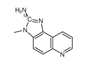 3-methylimidazo[4,5-f]quinolin-2-amine结构式