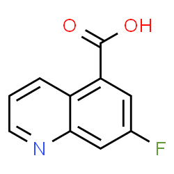 7-氟喹啉-5-羧酸结构式