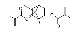 methyl 2-methylprop-2-enoate,(4,7,7-trimethyl-3-bicyclo[2.2.1]heptanyl) 2-methylprop-2-enoate Structure