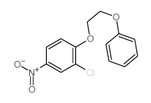 2-chloro-4-nitro-1-(2-phenoxyethoxy)benzene Structure