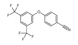 4-[3,5-DI(TRIFLUOROMETHYL)PHENOXY]BENZONITRILE结构式