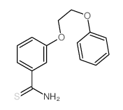 Benzenecarbothioamide,3-(2-phenoxyethoxy)- Structure