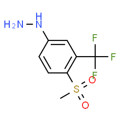 HYDRAZINE,[4-(METHYLSULFONYL)-3-(TRIFLUOROMETHYL)PHENYL]结构式