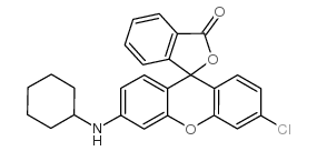 3’-氯-6’-(环己基氨基)荧烷结构式