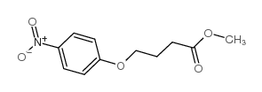 METHYL 4-(P-NITROPHENOXY)BUTYRATE Structure