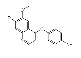 4-(6,7-dimethoxyquinolin-4-yl)oxy-2,5-dimethylaniline Structure