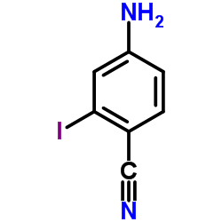 4-Amino-2-iodobenzonitrile结构式