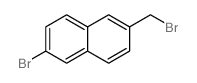 2-Bromo-6-(bromomethyl)naphthalene structure