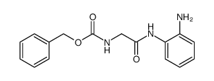 N-(2-aminophenyl)-2-[(phenylmethoxy)carbonylamino]ethanamide结构式