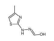N'-(4-Methylthiazol-2(3H)-ylidene)formhydrazide Structure