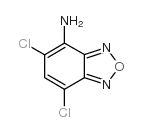 5,7-dichloro-2,1,3-benzoxadiazol-4-amine structure