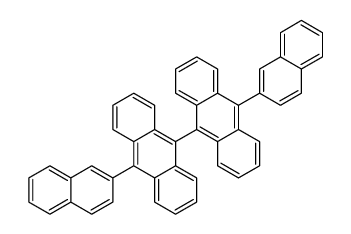 9-naphthalen-2-yl-10-(10-naphthalen-2-ylanthracen-9-yl)anthracene Structure