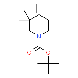 tert-Butyl 3,3-dimethyl-4-methylenepiperidine-1-carboxylate structure