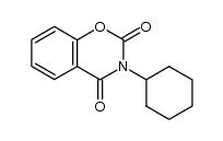 3-cyclohexyl-benzo[e][1,3]oxazine-2,4-dione Structure