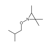 Aziridine, 2,2,3-trimethyl-1-(2-methylpropoxy)- (9CI) Structure