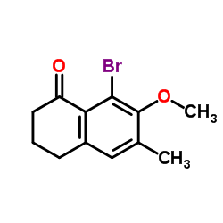 8-bromo-7-methoxy-6-methyl-3,4-dihydronaphthalen-1(2H)-one picture