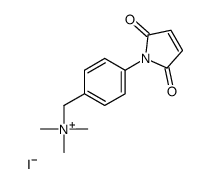 4-(N-Maleimido)benzyl-α-trimethylammonium Iodide Structure