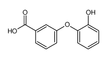 m-(o-Hydroxyphenoxy)benzoic acid structure