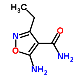 5-amino-3-ethyl-4-Isoxazole carboxamide structure