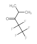 1,1,1,2,2-pentafluoro-4-methyl-pentan-3-one结构式