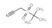 2-(叔丁基磺酰基)乙腈结构式