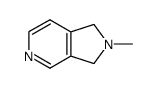 2,3-Dihydro-2-methyl-1H-pyrrolo[3,4-c]pyridine structure