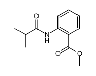 methyl 2-[(2-methyl-1-oxopropyl)amino]benzoate structure