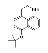 tert-butyl 2-(3-aminopropanoyl)benzoate Structure