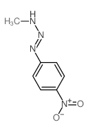 1-(4-Nitrophenyl)-3-methyltriazene结构式