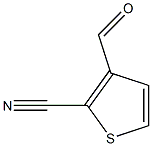 3-formylthiophene-2-carbonitrile结构式