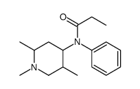 N-phenyl-N-(1,2,5-trimethylpiperidin-4-yl)propanamide结构式