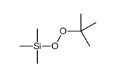 Trimethyl[(2-methyl-2-propanyl)peroxy]silane结构式