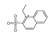 1-ethyl-2-sulphonatoquinolinium结构式