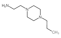 2-(4-Propylpiperazin-1-yl)ethanamine结构式