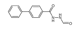 N'-formyl-[1,1'-biphenyl]-4-carbohydrazide Structure