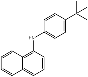 1-Naphthalenamine, N-[4-(1,1-dimethylethyl)phenyl]-结构式