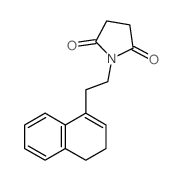 1-[2-(3,4-dihydronaphthalen-1-yl)ethyl]pyrrolidine-2,5-dione结构式