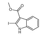 methyl 2-iodo-1H-indole-3-carboxylate结构式