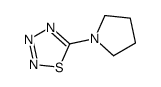 1,2,3,4-Thiatriazole,5-(1-pyrrolidinyl)-(9CI) picture