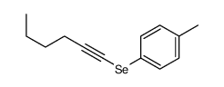 1-hex-1-ynylselanyl-4-methylbenzene结构式