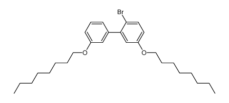 2-bromo-5,3'-bis(octyloxy)biphenyl结构式