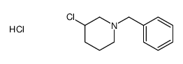 1-benzyl-3-chloropiperidine,hydrochloride结构式