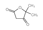 5,5-dimethyloxolane-2,4-dione Structure