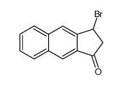 3-bromo-2,3-dihydro-1H-cyclopenta[b]naphthalen-1-one结构式