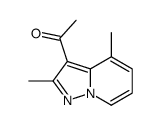 1-(2,4-dimethylpyrazolo[1,5-a]pyridin-3-yl)ethanone Structure